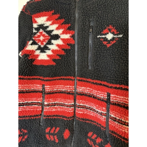 Ralph Lauren Aztec Print Sherpa Jacket Size XXS Adult Or Large Children's Rare - Picture 3 of 4